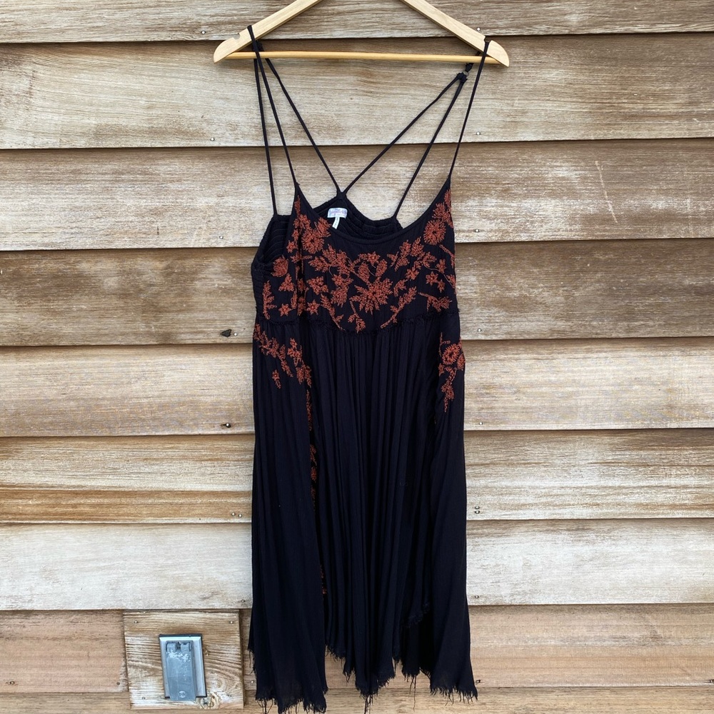 Free People Intimates Embroidered Dress